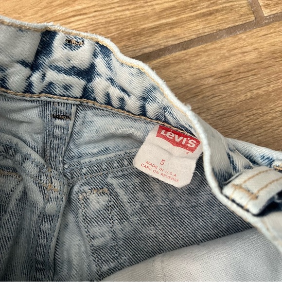 Levi’s Vintage 80s Brown Tab Acid Wash Mom Jeans Size 5 - Picture 3 of 7